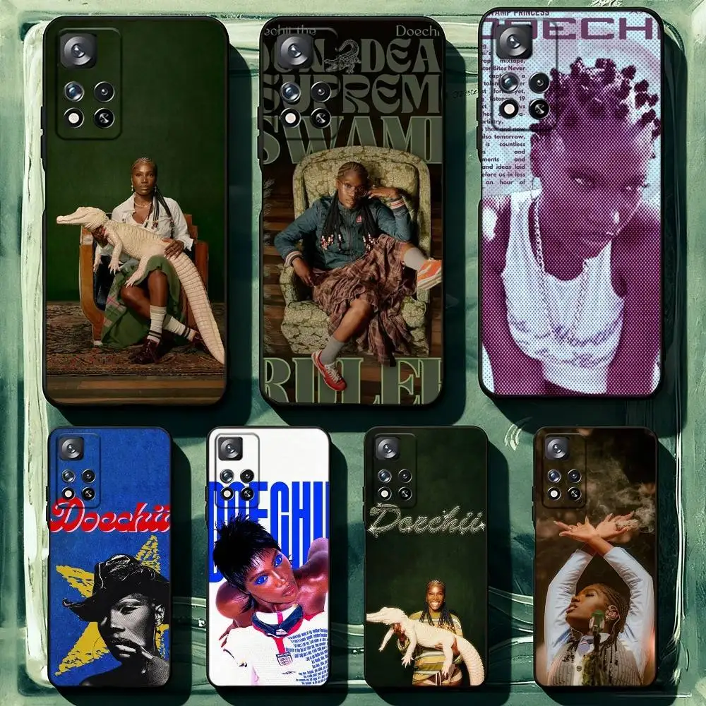 

Doechii Anxiety Phone Case For Samsung Galaxy A53,52,73,72,32,31,30s,20s,Note,Ultra Soft Black Coque Funda