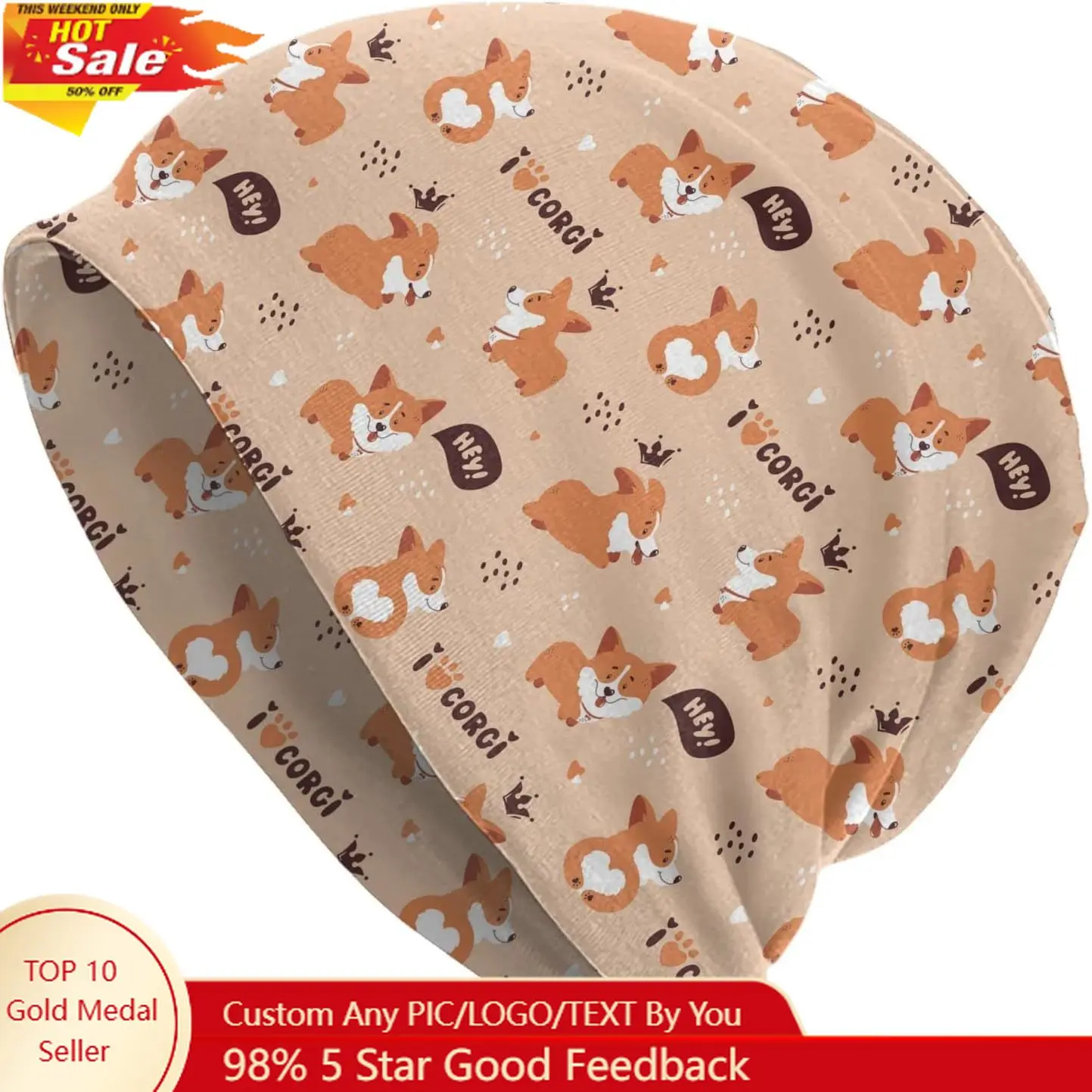 

Cute Beanie Chemo Hat Cancer Headwear Knitted Hats Baggy Slouchy Scarf Cap for Adults Women Men