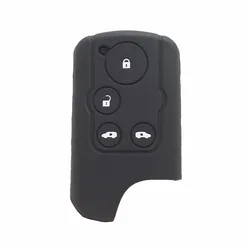 Xinyuexin Silicone Car Key Cover Case Fit for Honda Odyssey Elysion 4Button Remote Key Jacket Car-styling Silica Gel Before 2014