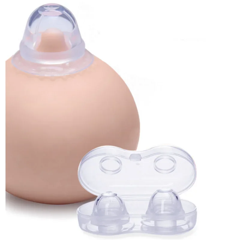Silicone Nipple Correction Niplette Nipple Shield Sucker Corrector Flat 2PCS Corrector Flat Silicone Nipple Breast Correction