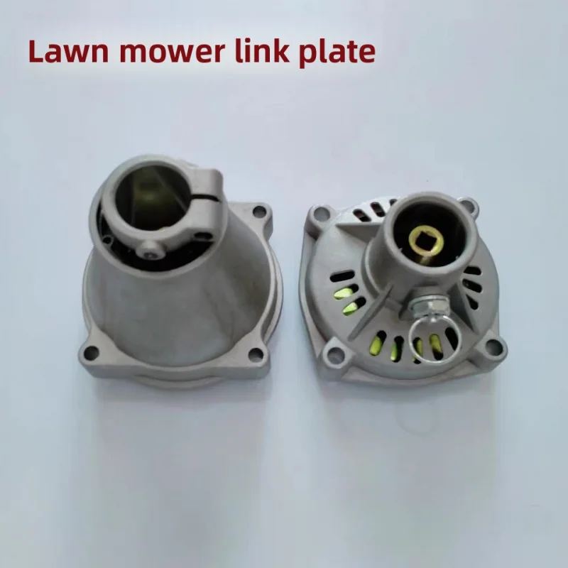 

Side-mounted double-shoulder lawn mower accessories: connection plate, clutch plate and connection seat