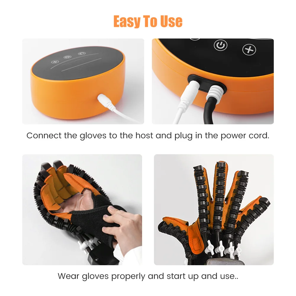 Hand Rehabilitation Glove Robot Hand Strengthener Grip Strength Stroke Rehabilitation Equipment Finger Strengthener Exerciser