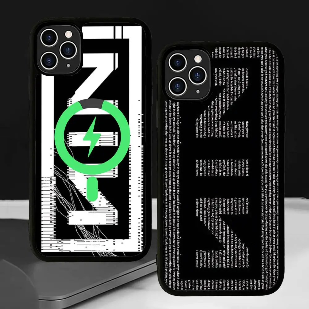 Industrial Rock Band Nine I-Inch N-Nails Phone Case For IPhone 16 15 14 13 12 11 17 Pro Max Plus Magnetic Wireless Cover