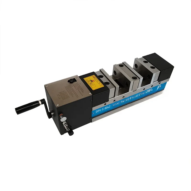 Pneumatic Hydraulic Double Open Vise Fast Air Hydraulic Super Double Force Precision Flat Vise DPV-5-80 * 2