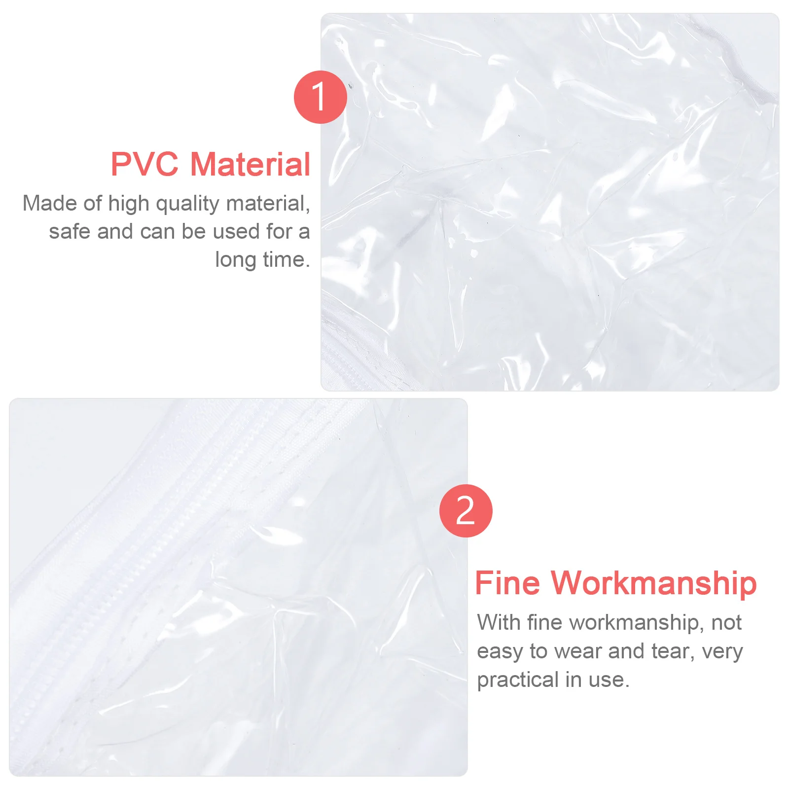 

Christmas Wreath Storage Bag PVC Transparent Round Bags for Home Use Gifts Bells Long Life Practical Design Wreath Storage