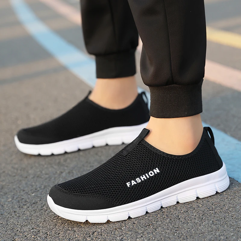 

. Summer Wearproof Cushion Insole Cloth Loafers Mens Breath Elastic Hand Woven Upper Non Slip Outdoor Walking Shoe
