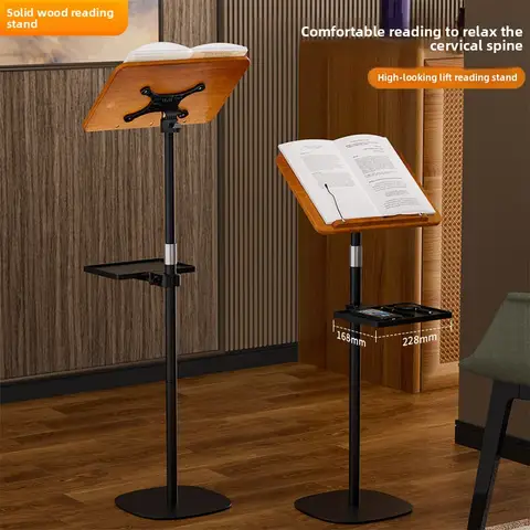 독서 브래킷 보관함 바닥에서 천장까지 책장 학생 그림 리프팅 및 하강 노래 스탠드