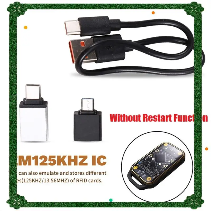 

24-Hour Delivery Chameleon Ultra RFID Smart Chip Reader Smart Card Emulator NFC Duplicator+UID Keychain/Card For 125K 13.56M ID
