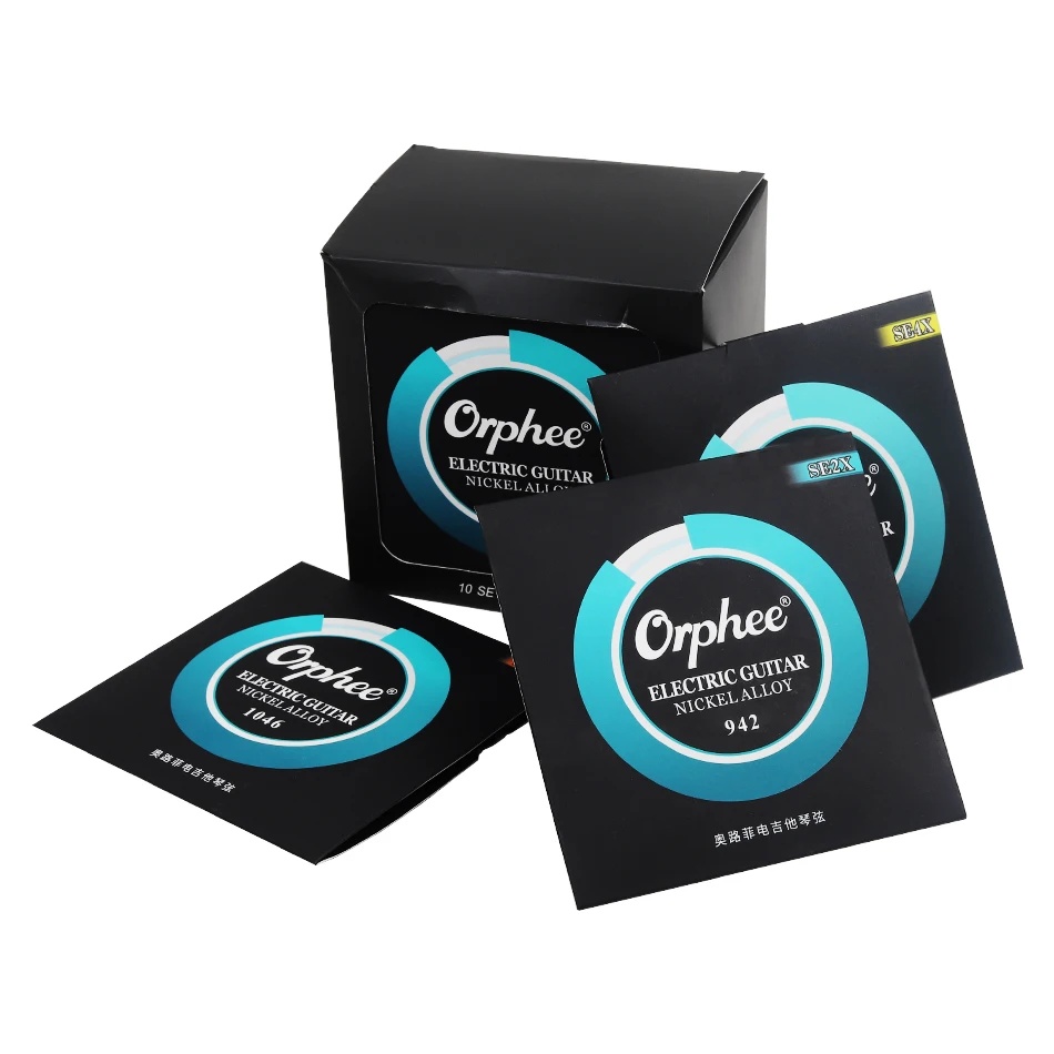 Orphee SE Series 009-042, 010-046, 011-050 Electric Guitar Strings Coated Nickel Alloy Winding Hexagonal Core Guitar Accessories