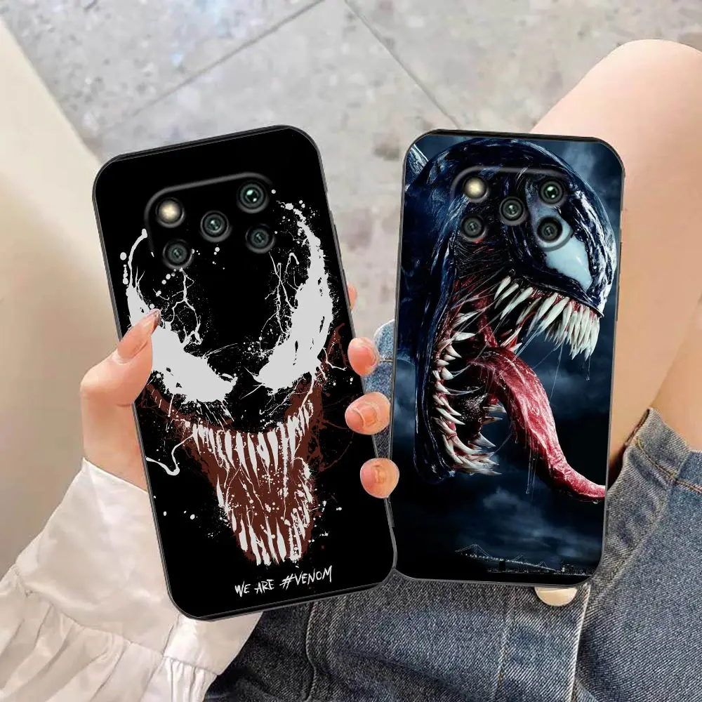 

Marvel's Terror Venom Phone Case For Xiaomi 9 10T 11 12 12T 13 POCO F3 F4 F5 F6 X3 X4 X5 M3 M4 M5 M6 PRO GT Case Funda Shell