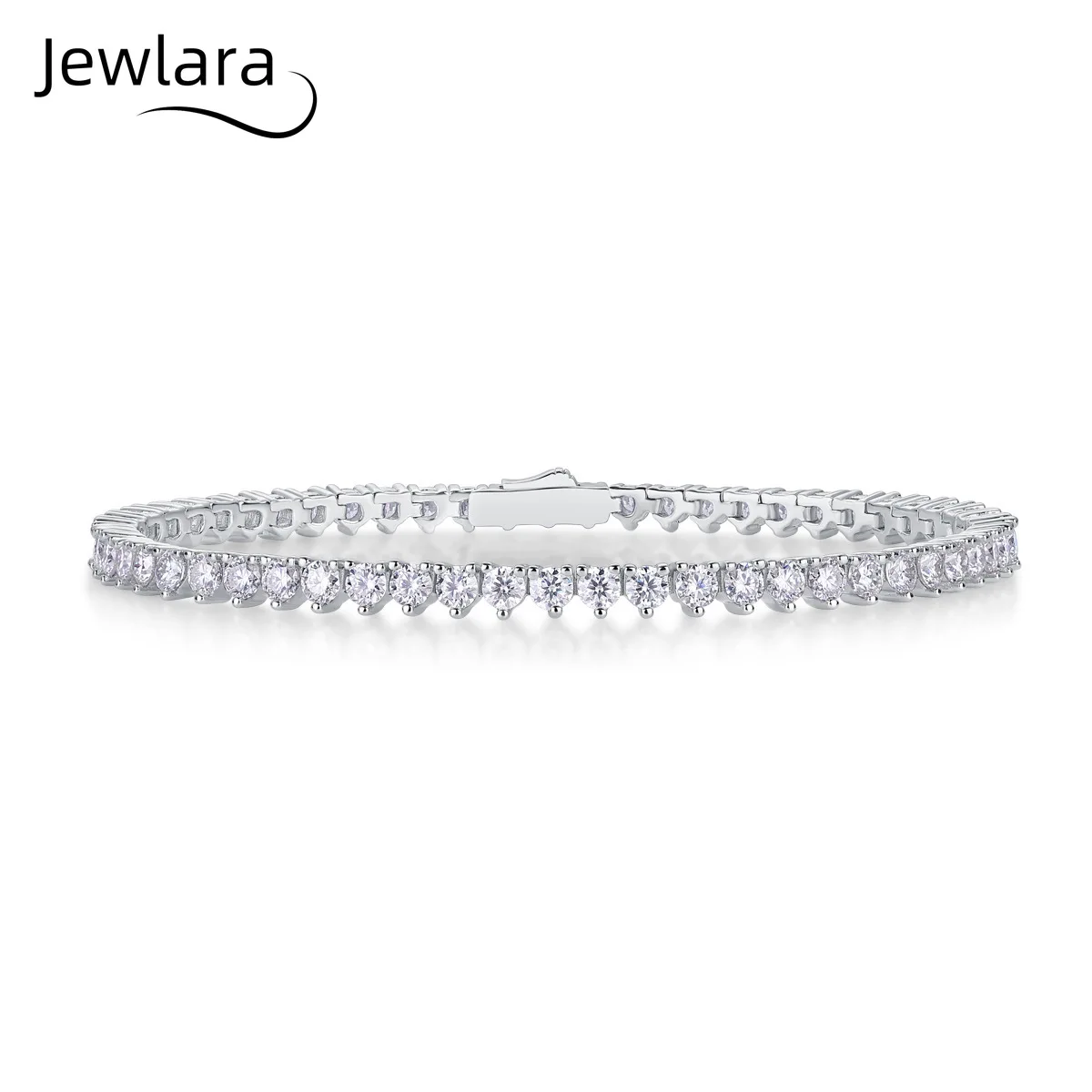 

Женский браслет Jewlara Moissanite, серебро S925, браслет Mark, посеребренные платиновые сверкающие украшения для вечеринок