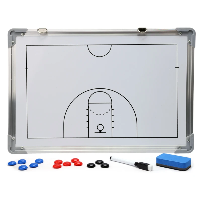 

1 рамка из алюминиевого сплава Магнитная баскетбольная тактическая настольная игра тренировочная тренерская Песочная настольная командная доска