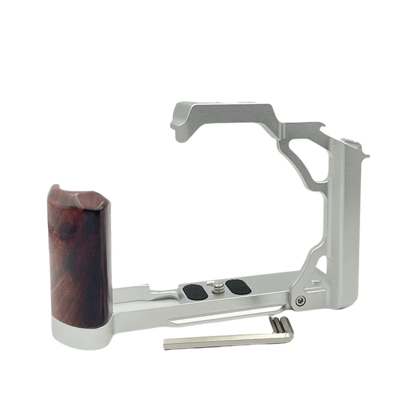 

Reliable-Wood Handle Aluminum Alloy Camera Cage Stabilizer Rig For Nikon ZFC Cameras