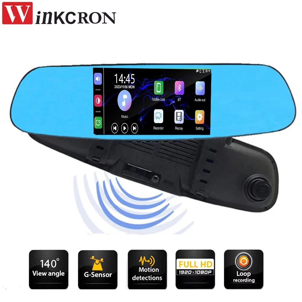 أفضل مرآة الرؤية الخلفية للسيارة نظام تحديد المواقع 5.0 "IPS داش كام مسجل مكافحة كاشف الليزر X K Ka Ku VGR Dul عدسة كاميرا DVR للسيارة مسجل فيديو