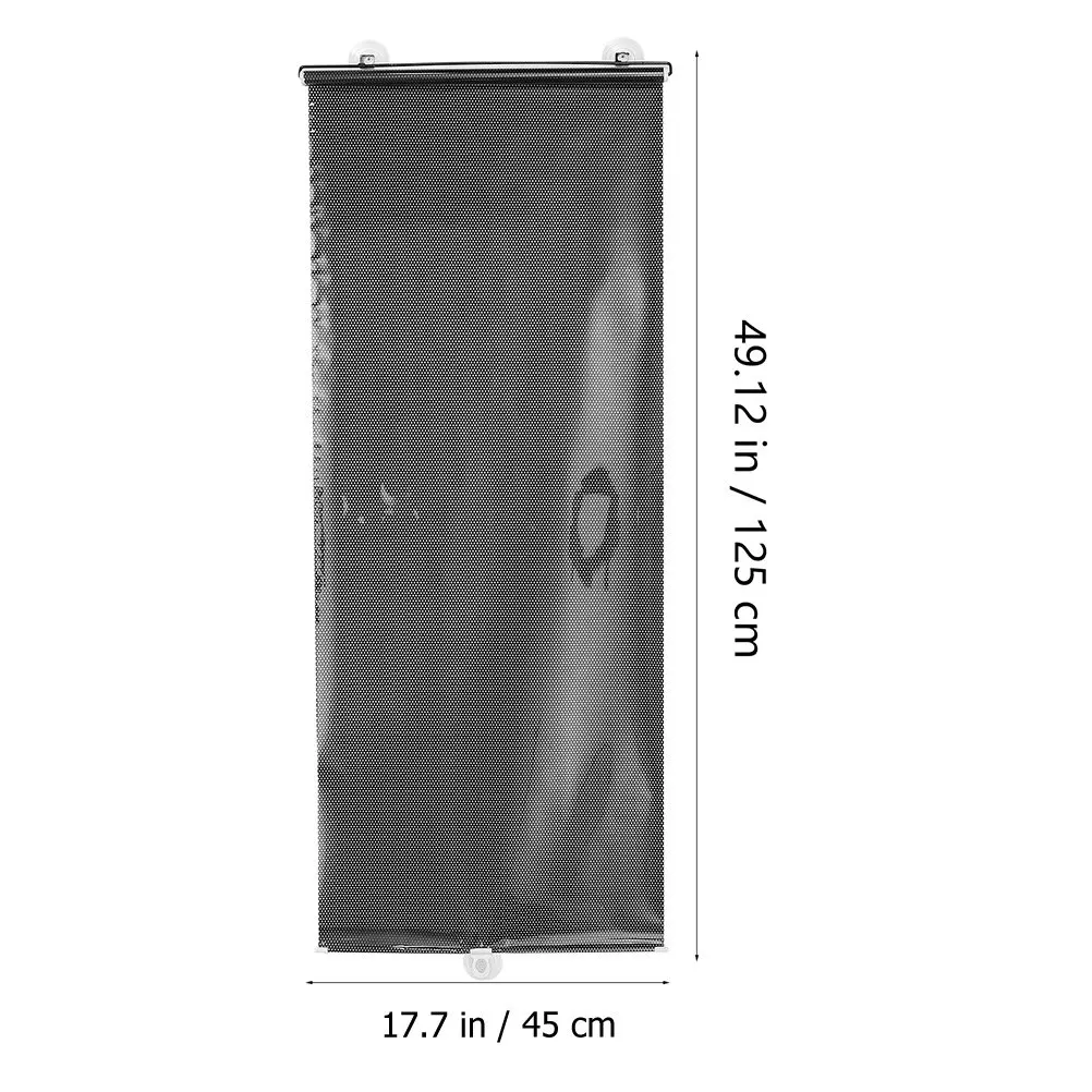 2pcs PVC Window Shade Curtain – Sun Block, Privacy, Breathable, Nail-Free for Room, Kitchen, Balcony, Skylight