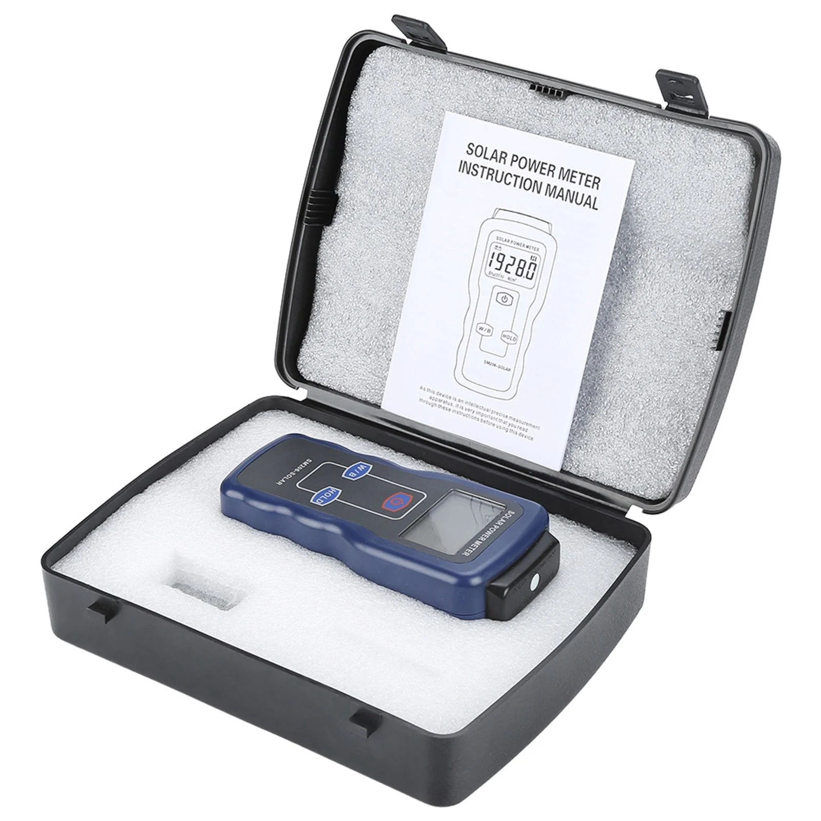 SM206 Digital Solar Power Meter Sun Light Radiation Measuring Testing Instrument Solar Radiation Detector