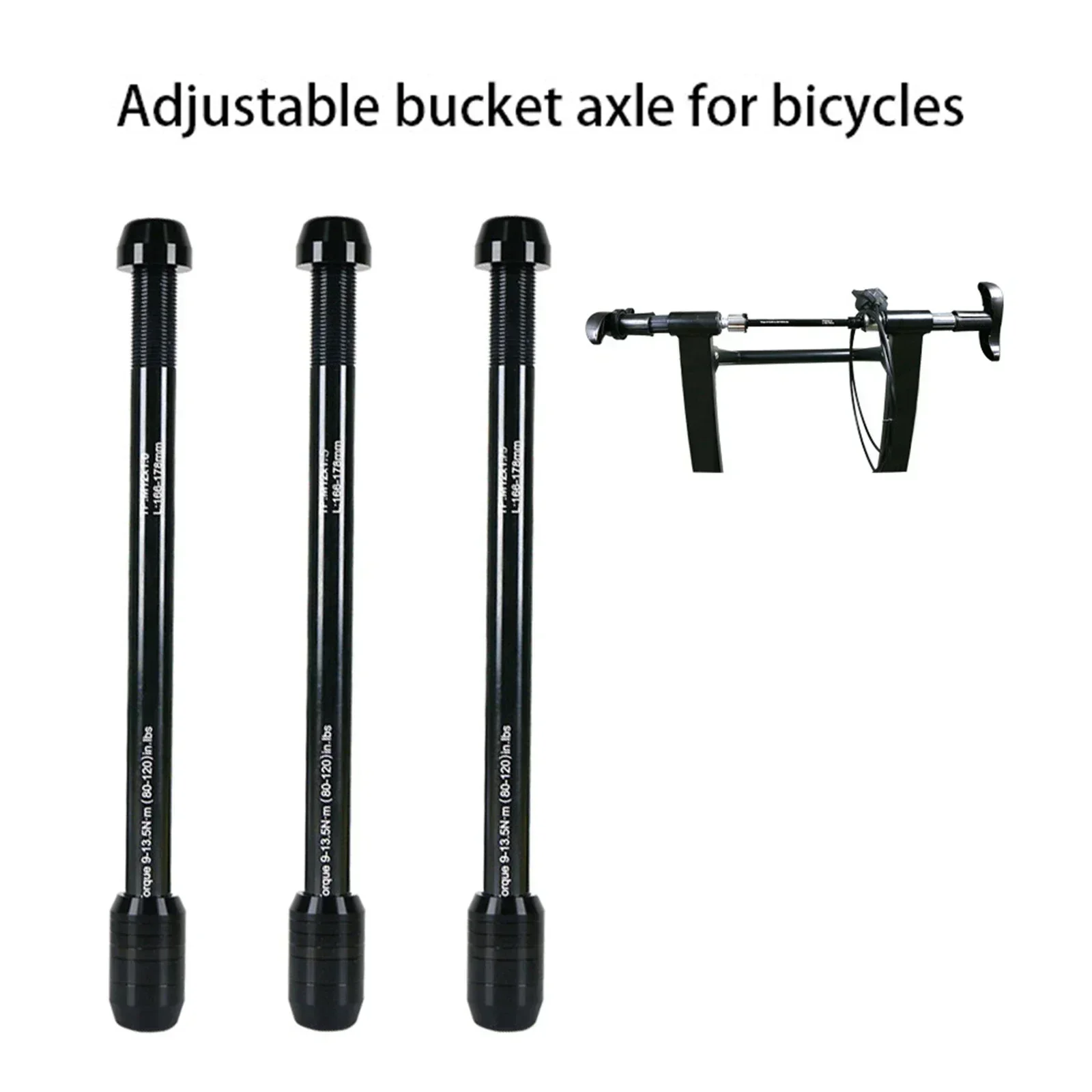 

Bicycle Trainer Thru Axle Skewer Mountain Bike Trainer Shaft Skewer Trainer Adapter P1.0/P1.5/P1.75 Trainer Release Bike Parts