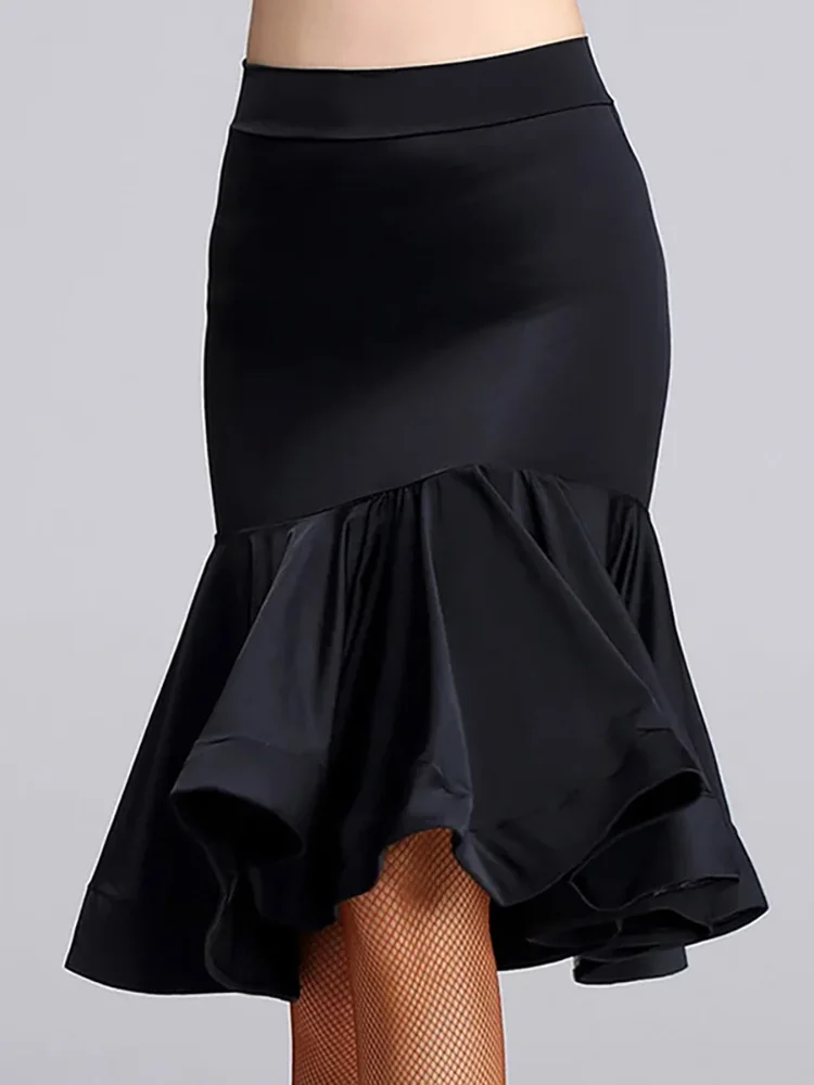 Sexy Vrouwen Latin Rok Volwassen Ballroom Salsa Tango Rumba ChaCha Zeemeermin rok Hoge Kwaliteit Latin Dans Slijtage Vrouw