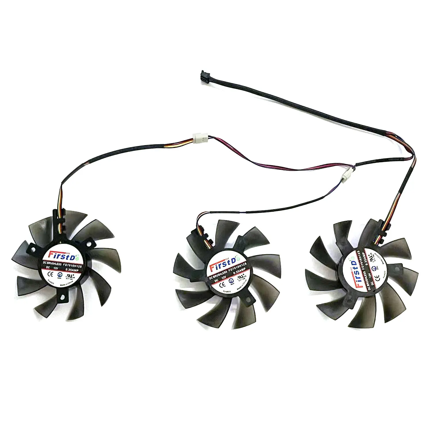 Untuk kipas pengganti kartu grafis MSI ASUS XFX Dataland Sapphire AMD Radeon VII FD8015H12S