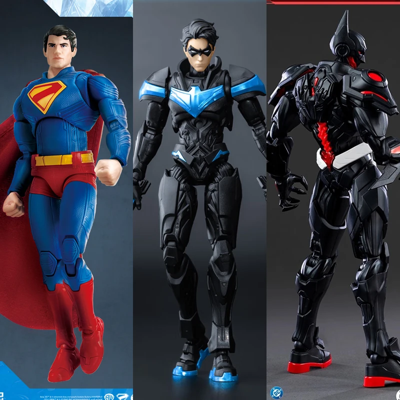 BLOKEES Original Nightwing Batman Superman Beyond CHAMPION CLASS DC Justice League Comics Figura de Acción Modelo Ensamblado Juguetes
