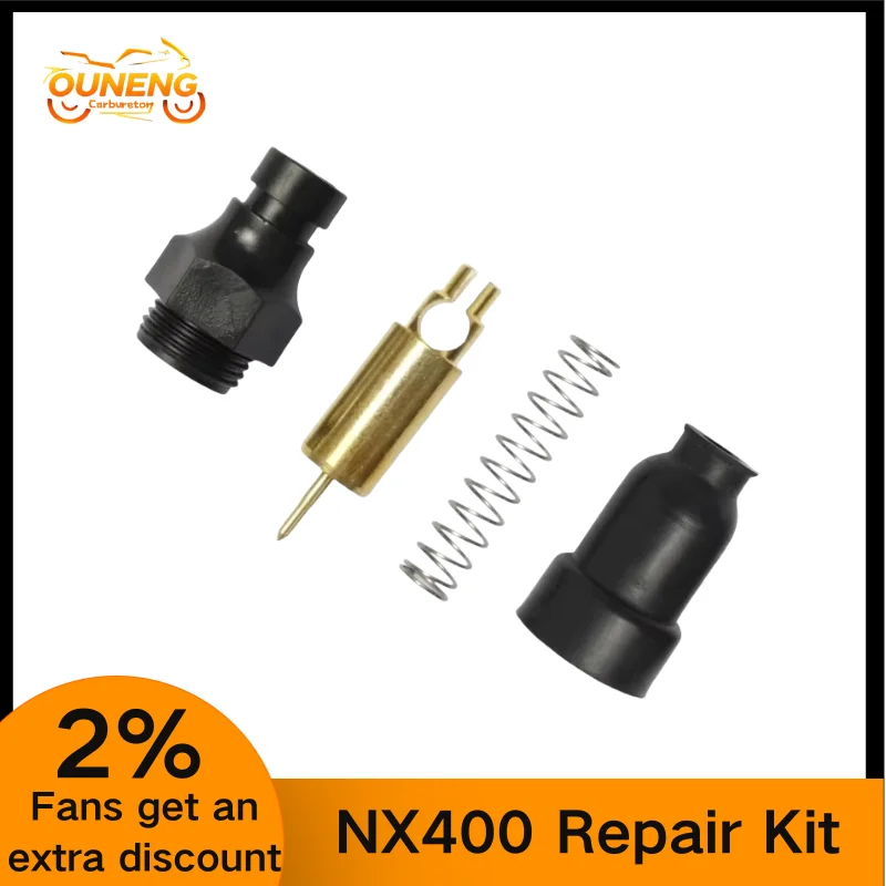 Kit de reparo de estrangulamento de carburador de motocicleta, para honda nx350 nx400 nx500 nx650 fmx650 fx650 xr650 gb250 dominator650 falcon 400