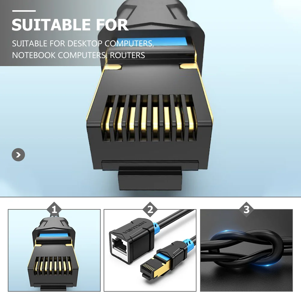

Network Extension Cable 0.5M Cat6 Male To Female Ethernet Lan Cable 1000Mbps Shielded Oxygen-Free Copper Core For Computer