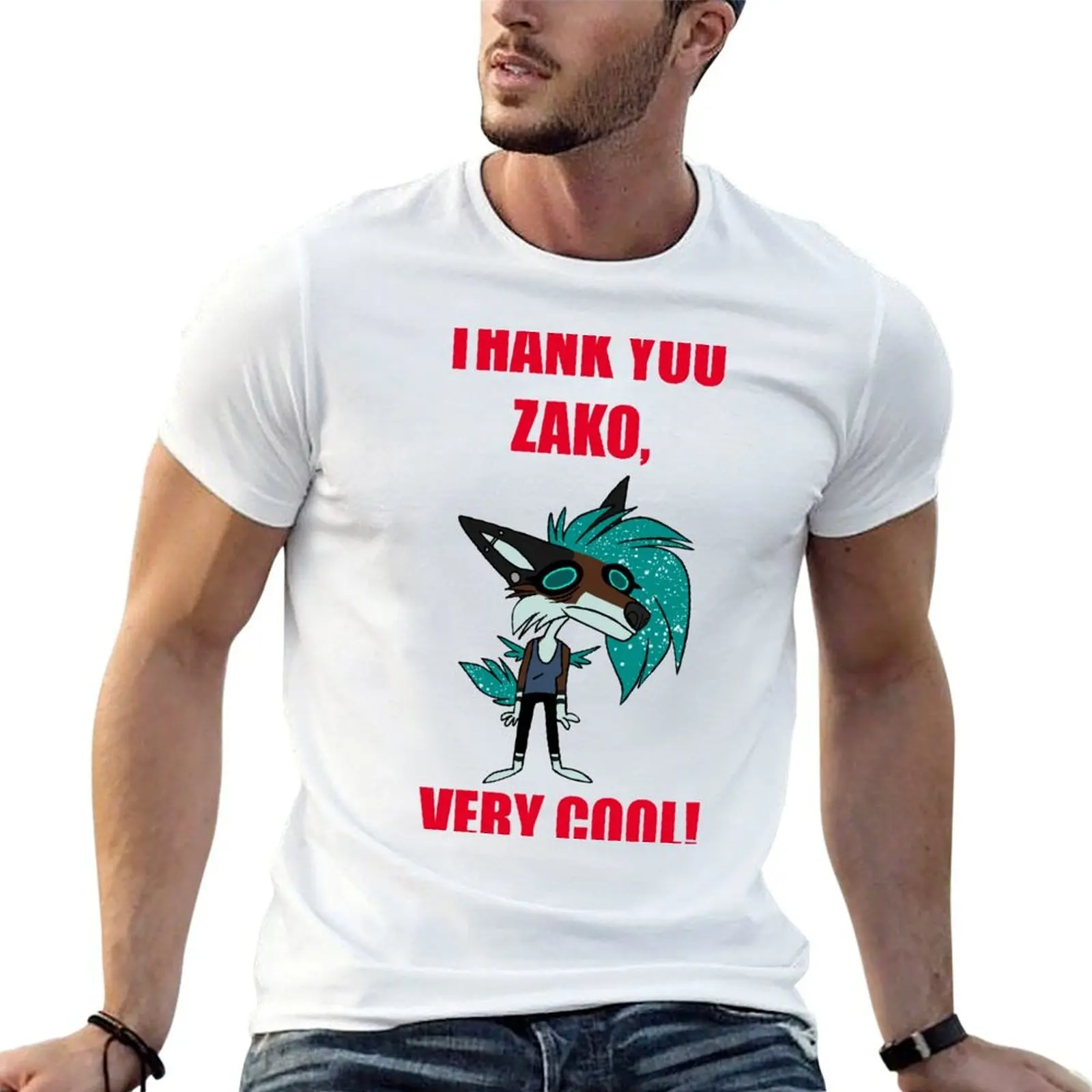

thank you zako, very cool! T-Shirt anime t shirts oversize t shirts for man pack white essential t shirt T-shirt