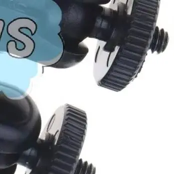 ∘Double Ball Heads Magic Arm 360° Rotatable 15mm Ball 1/4'' Screw Adjustable Camera Mount for  Monitor Vlogging