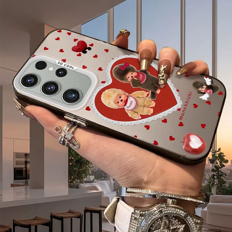 Stars M-monchhichis-s Frosted Case for Samsung Galaxy S26 S25 S24 S23 Plus S22 Ultra S21 S20 FE A57 A56 A55 A54 Acrylic Cover