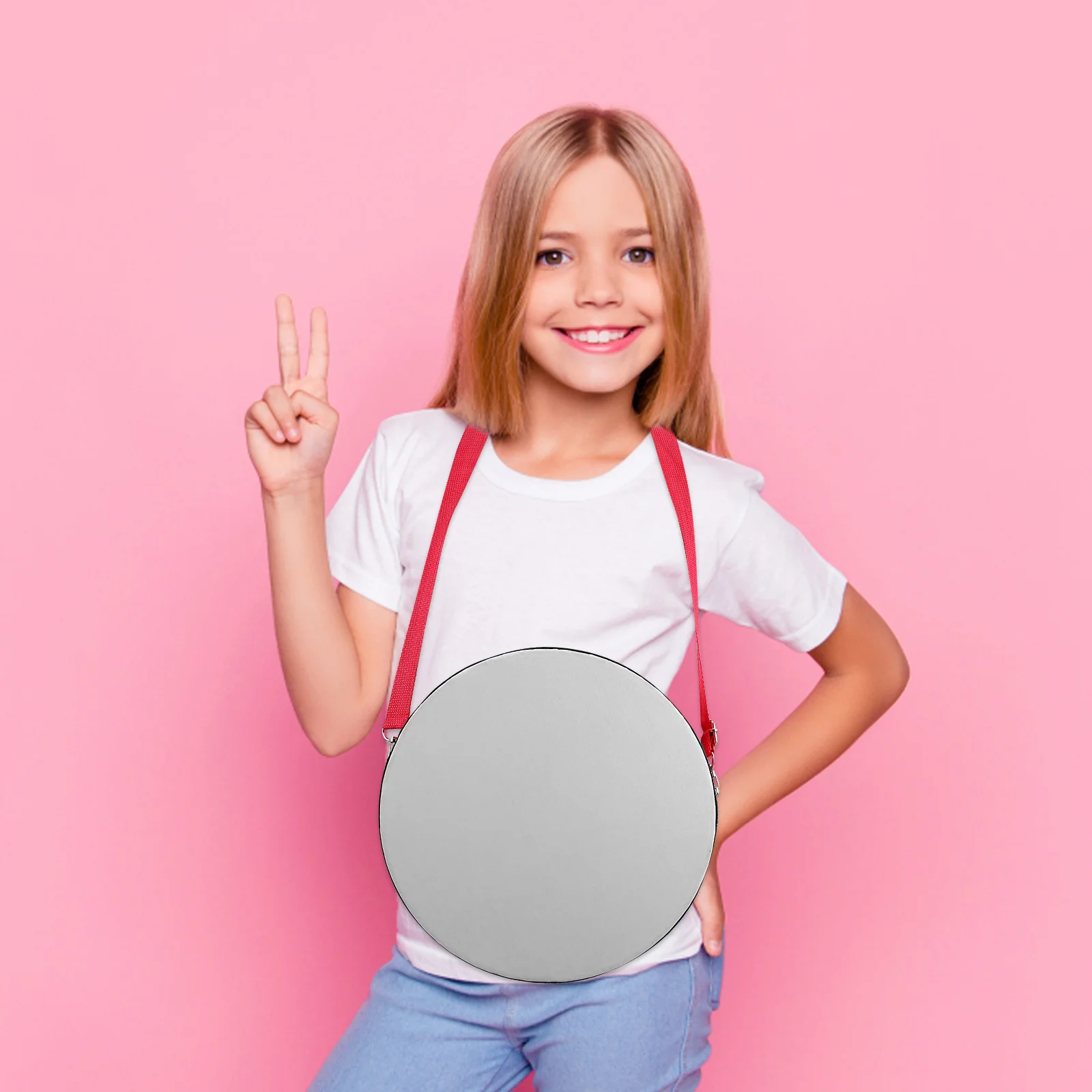 

1 set 10 Inch Red 'S Marching Snare Drum With Drumsticks Portable Hand Drum For Band Performance School Outdoor