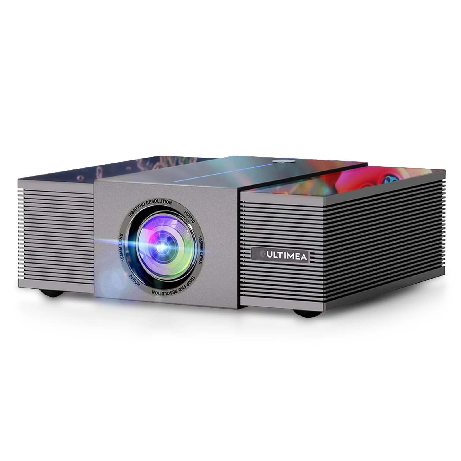 Projector Full HD 1080P Projector with Obstacle Avoidance,Auto Focus,6D Keystone,5G WiFi BT Home Theater Projector