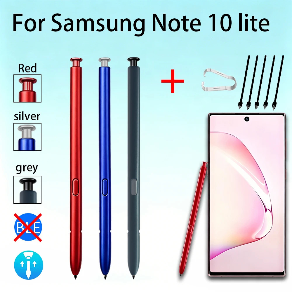 S Pen Stylus Pen For Samsung Galaxy Note 10 Lite SM-N770F Stylus Touch Pen S Pen Without Bluetooth + Pen Tips/Nibs