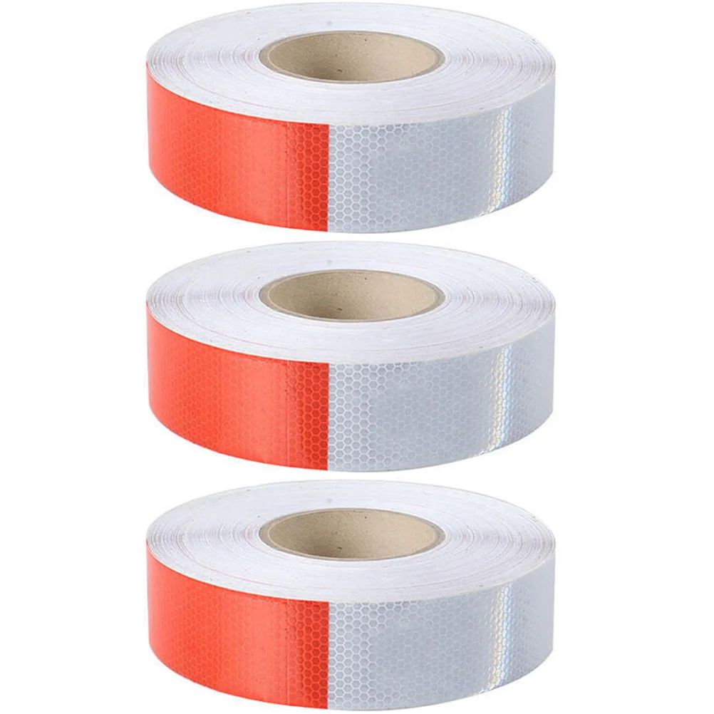 1 Roll 30Mx5Cm Reflective Tape Honeycomb Surface Waterproof Safety Sticker For Car Truck Trailer Rv Boat Vehicle Conspicuity