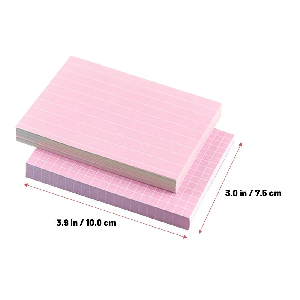 150 Pcs Writing Index Card Study Cards Flashcards for Lined Ruled Record Office Letter Bound Papers