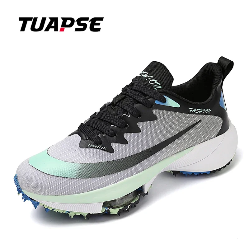 

TUAPSE New Breathable Running Sneakers Summer Light Mesh Air Cushion MD Sole Non-Slip Men Sports Outdoor Lace Up Training Shoes