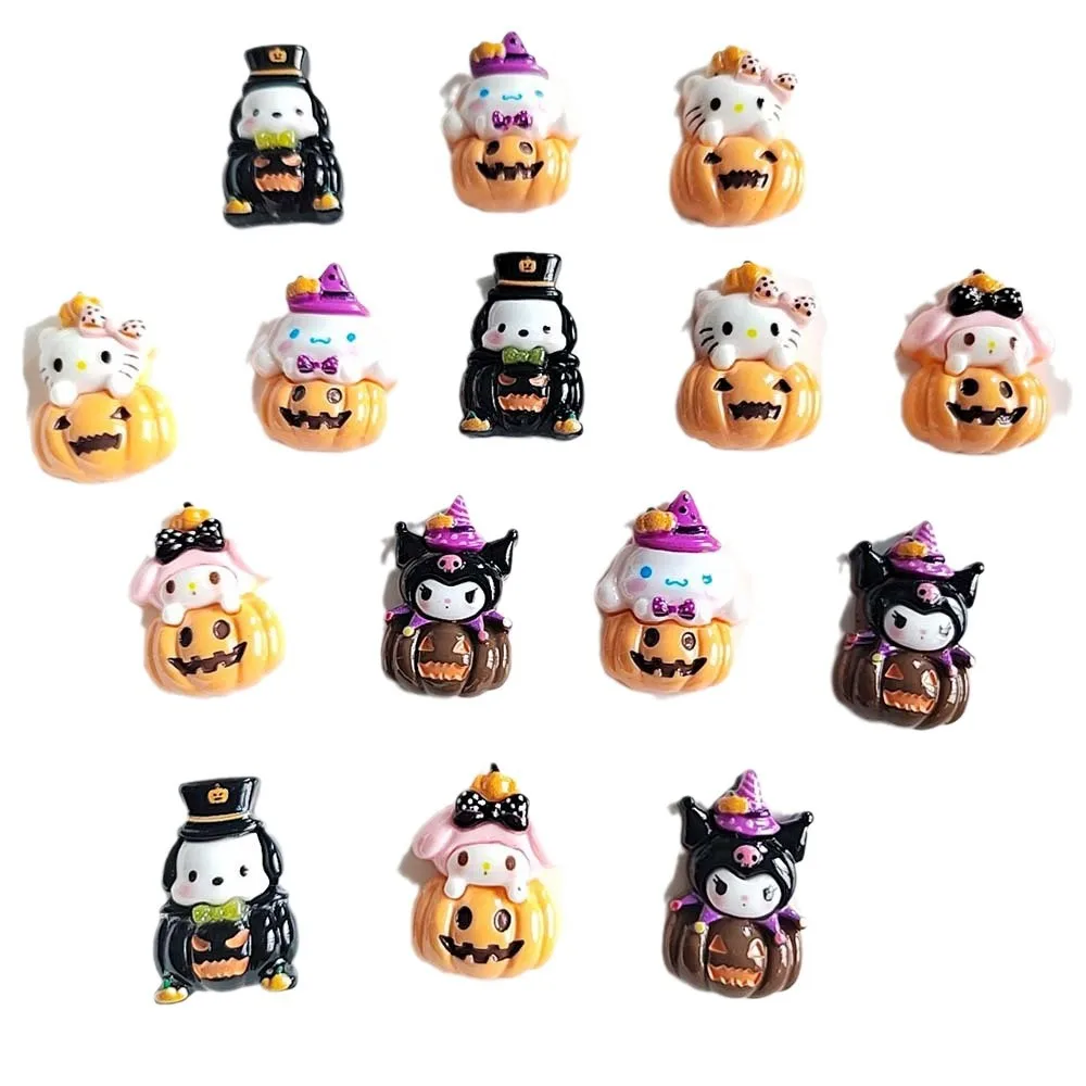 Miniso DIY 樹脂アクセサリーハロウィンサンリオカボチャクリーム接着剤携帯電話ケース装飾ヘアピンゴムバンドアクセサリー