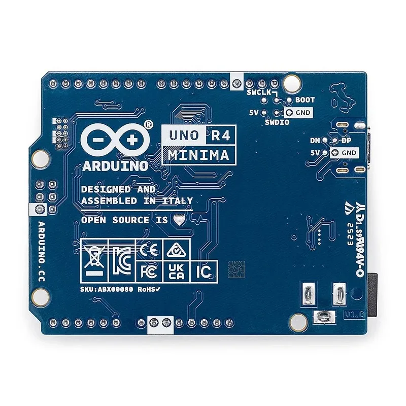 Placa de desarrollo original italiana Arduino UNO R4 Minima ABX00080 RA4M1 r3 wifi