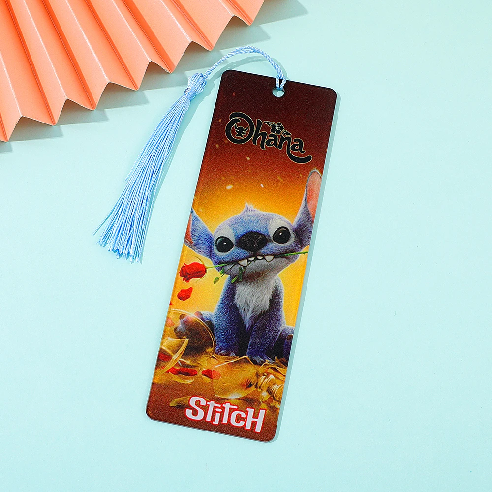

Cute Anime Stitch Acrylic Bookmarks Teenagers Study Stationery Freshman Week Back to School Gifts Christmas Gifts for Friends