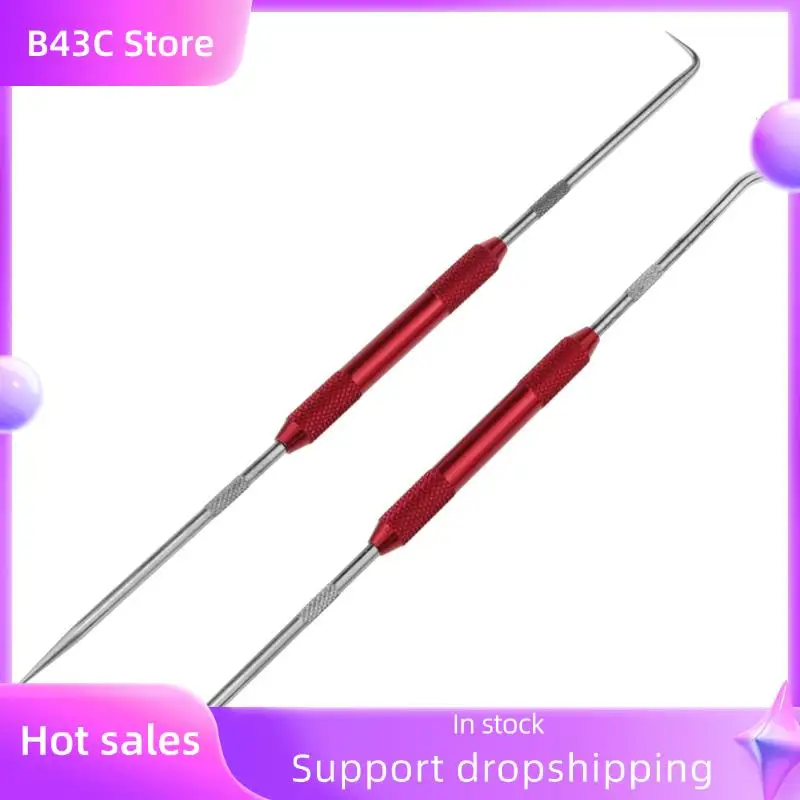

B14C Double Pointed Scraper Metal Hook And Pick Set 45 Degrees 90 Degrees Pointed Mark Tool For Carpenter Mechanic