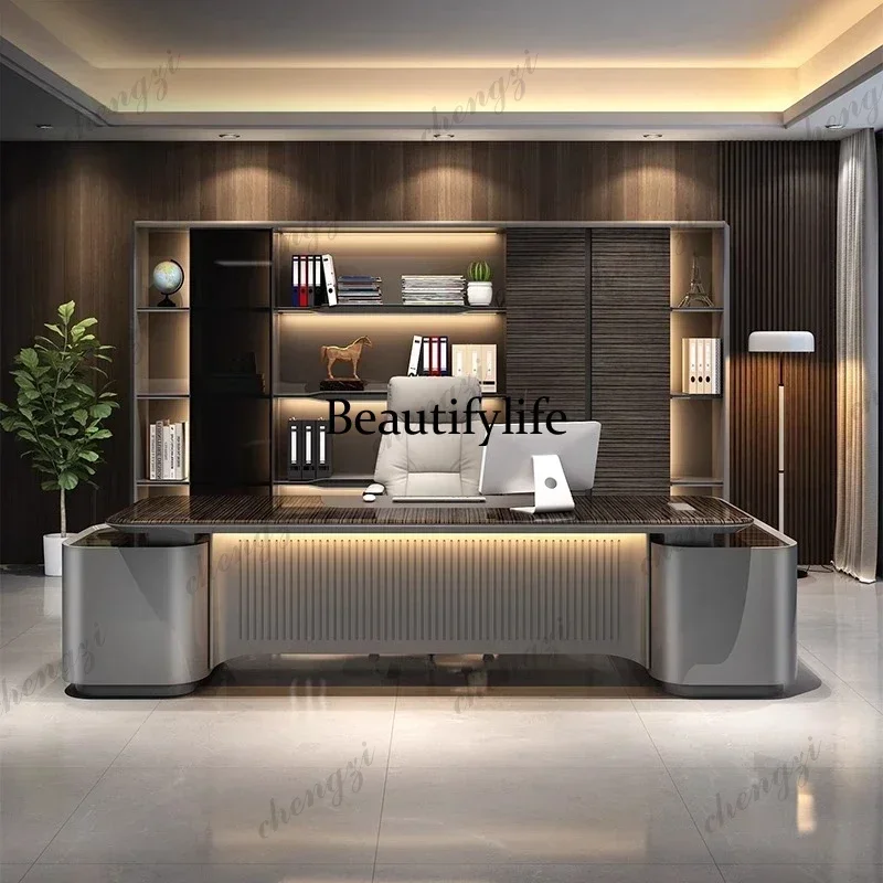 A74  Minimalist Unique Office Desk Executive Quality High End Secretary Computer Desks Modern Conference Escritorio Office Furni