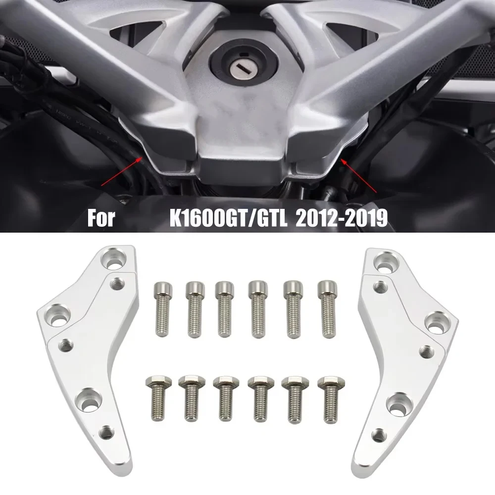 

Motorcycle Aluminum Alloy Handlebar Risers 18mm Height up Adapters For BMW K1600GT K1600GTL K1600 K 1600 GT L 1600GT GTL 12-2019