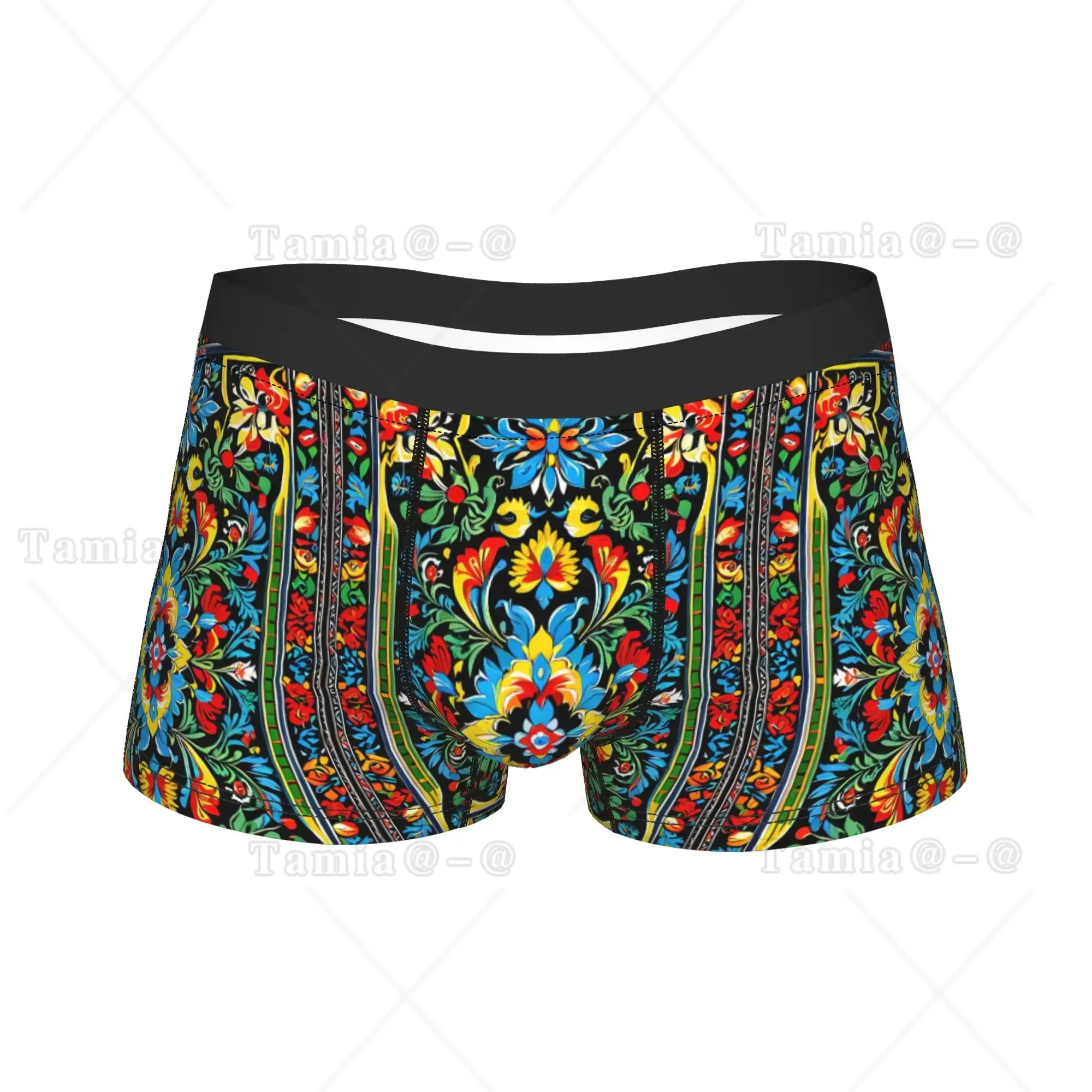 Purple Psychedelic Art Boxer Shorts  3D Pouch Underwear Quality Design Boxer Brief Soft Trend Males Panties Plus Size