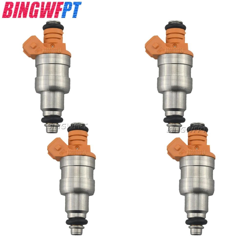 

100% Working 4PCS Fuel Injectors 33007127 53003956 FJ26 FJ124 Fits For Wrangler Cherokee YJ 1987-1998 I6 4.0L Car Accessories