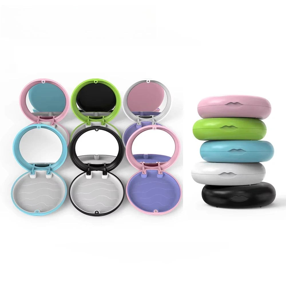 20Pcs Retainer Box Denture Storage Box Orthodontic Brace Aligner Case Fake Teeth Container Dental Oral Hygiene Supplie Organizer