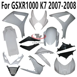 Bodywork Components Pack left right Injection Motorcycle For GSXR1000 GSX GSXR 1000 2007-2008 K7 Unpainted Fairing