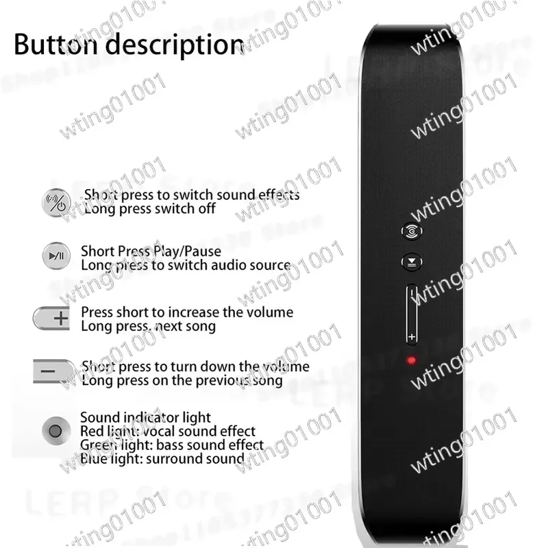Portable Bluetooth Speaker for Outdoor Use and Parties