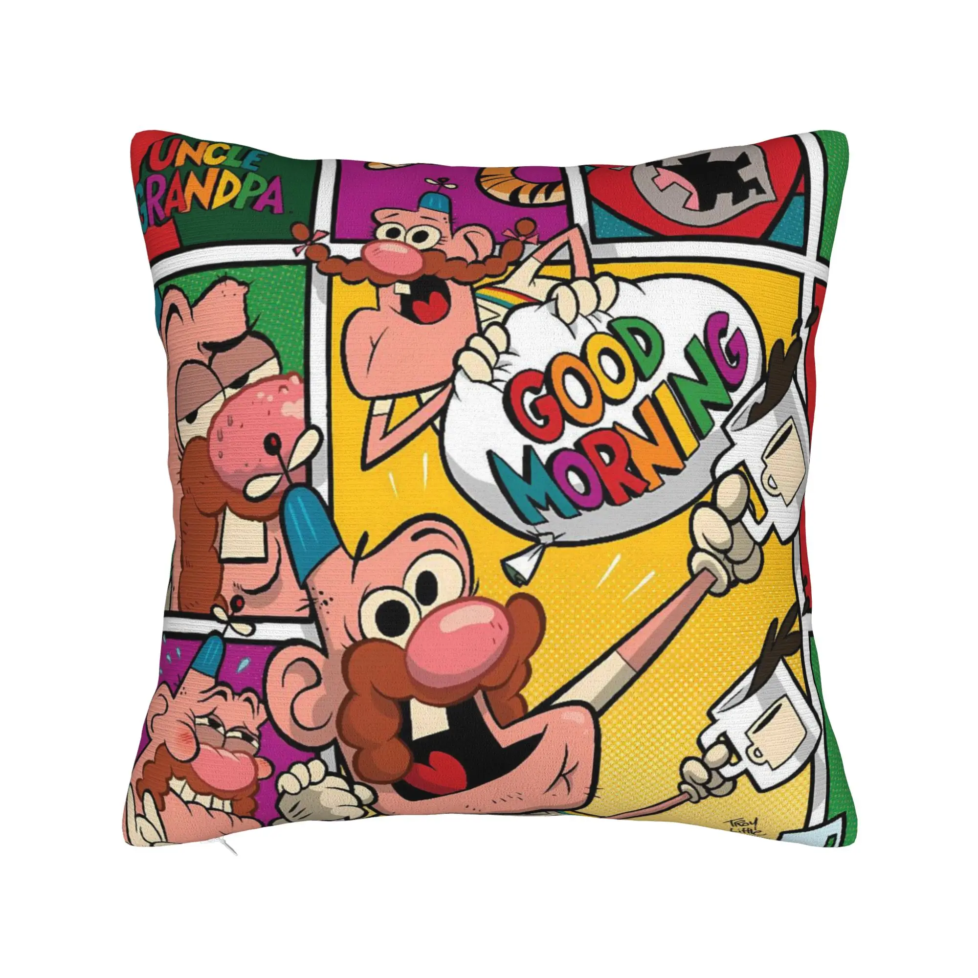 Uncle Grandpa Pillowcases  Vintage Pillow Case For Wedding Party Home Decor Comfy Pillow Cover