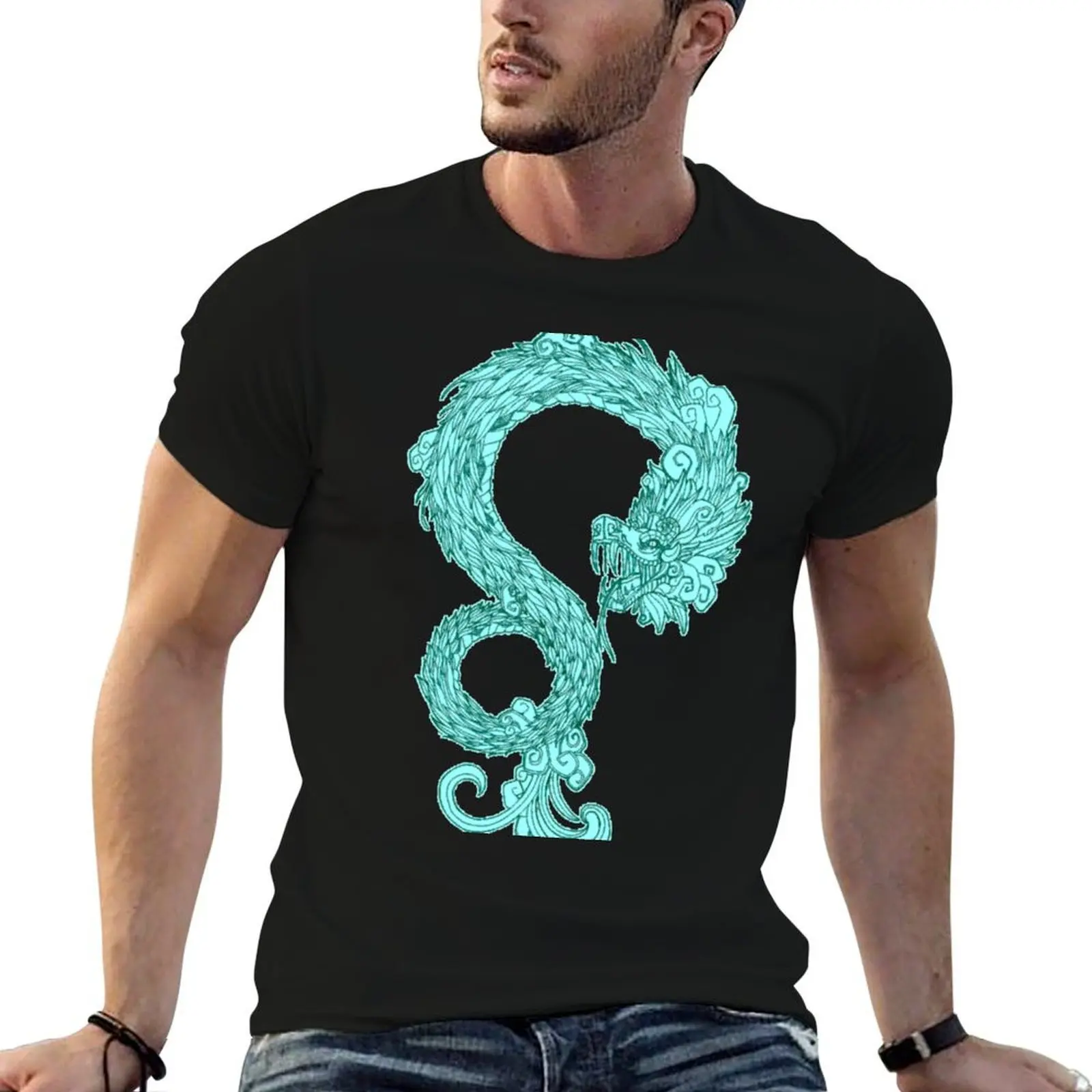 

Quetzalcoatl custom t print cotton shirt essential shirt t T-Shirt t shirt man