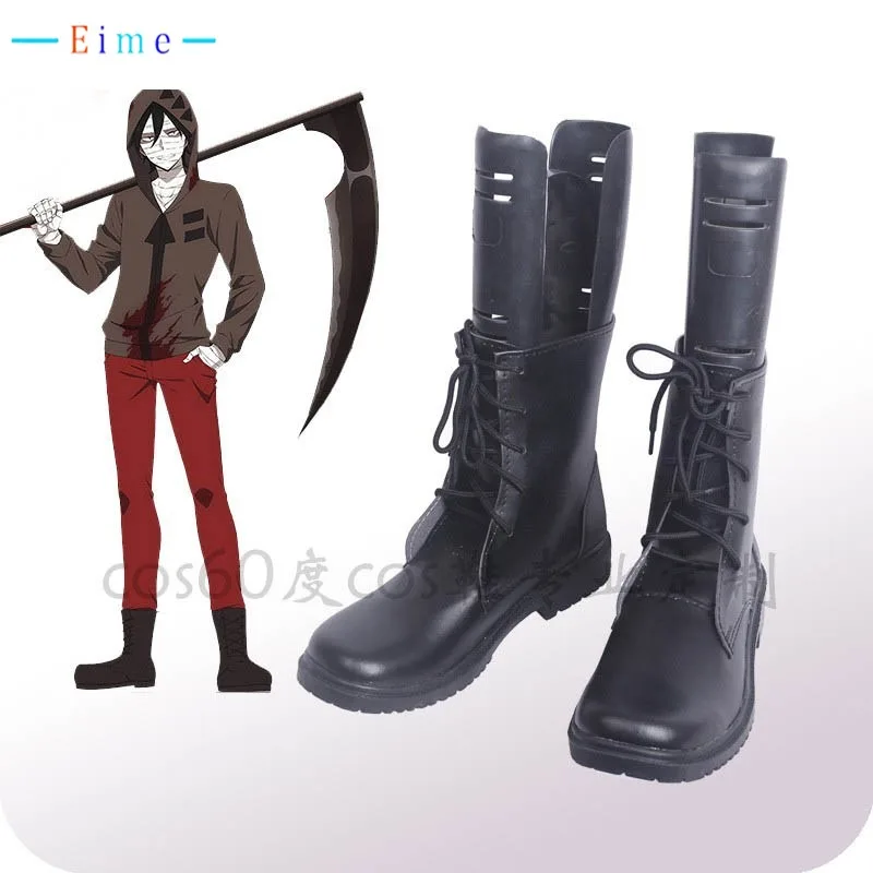 

Зак Исаак Фостер Обувь для косплея Черные сапоги Игра Ангелы смерти Реквизит для косплея Аксессуары Хэллоуин Карнавальные ботинки на заказ