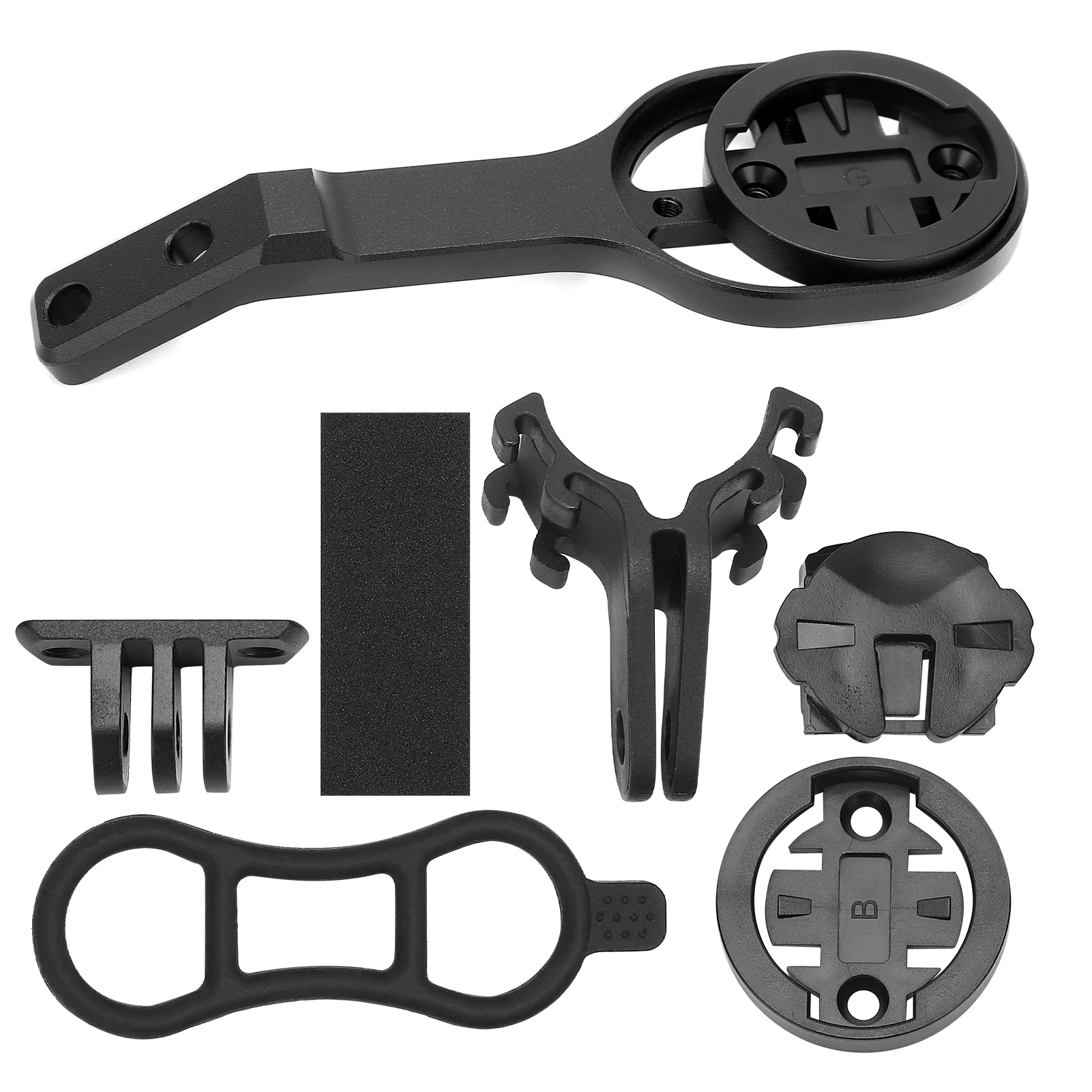 Liga de alumínio bicicleta computador Mount Set, ciclismo cronômetro, suporte do velocímetro para Mountain Bike e Boad